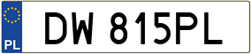 Truck License Plate